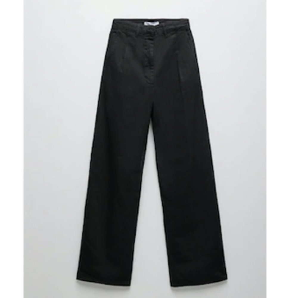 NEW ZARA Suit Pants Jeans black